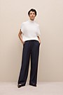Pintucked Pull On Pant