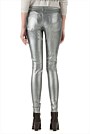 Silver Metallic Jean