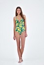 Lemon Print Swimsuit