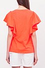 Frill Sleeve T-Shirt