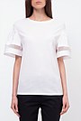 Sheer Sleeve T-Shirt