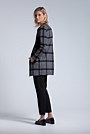 Sleek Check Coat