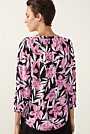 Floral Lotus Print Blouse