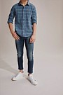 Teen Linen Stripe Shirt