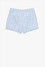 Teen Stripe Linen Short