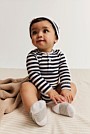 Long Sleeve Stripe Rib Bodysuit