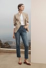 Linen Double Breasted Blazer