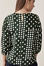 Block Spot Blouse