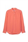 Silk Button Front Shirt