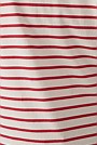 Pima Cotton Stripe 3/4 Sleeve T-Shirt