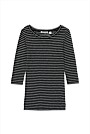 Crop Stripe Slim Fit T-Shirt