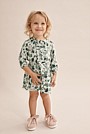 Leaf Print Dress