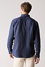 Regular Fit Delave Linen Long Sleeve Shirt
