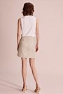 Darted Organically Grown Linen Skirt