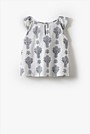 Organically Grown Cotton Ruffle Flutter T-Shirt