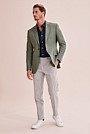 Slim Cotton Linen Blazer