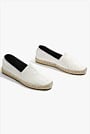 CR Logo Leather Espadrille