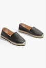 CR Logo Leather Espadrille