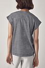 Relaxed V-Neck End On End T-Shirt