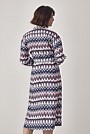 Linen Ikat Shirt Dress