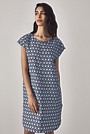 Linen Geometric Ikat Dress