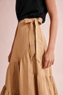 Organically Grown Linen Wrap Skirt