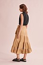 Organically Grown Linen Wrap Skirt