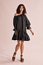 Frill Asymmetric Dress