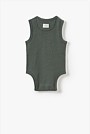 Organically Grown Cotton Giraffe Rib Bodysuit