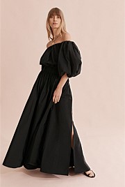Taffeta Maxi Skirt