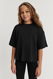 Teen Cotton Blend Boxy T-Shirt