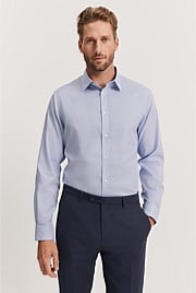 Regular Fit Jacquard Travel Shirt