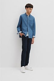 Teen Cotton Chambray Shirt