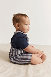 Organically Grown Cotton Textured Overall