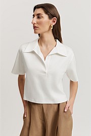 Cropped Polo T-Shirt