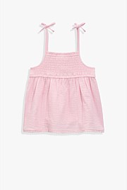 Organically Grown Cotton Crinkle Cami
