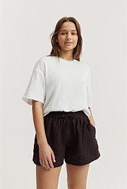 Teen Pull-on Linen Short