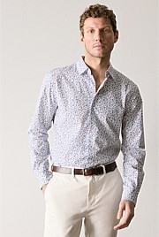 Tailored Fit Painted Blossom Shirt