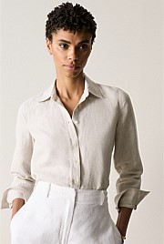 Yarn Dyed Linen Classic Shirt