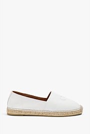 CR Logo Leather Espadrille