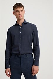 Tailored Fit TENCEL Lyocell Check Shirt