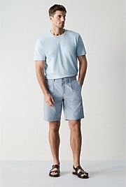 Regular Fit Textured Longline Short