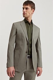 Slim Fit Cotton Stretch Blazer