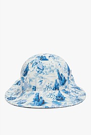 Organically Grown Cotton Beach Print Hat