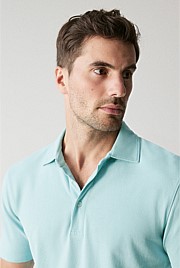 Garment Dyed Cotton Pique Polo