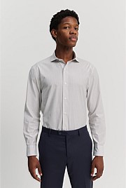 Tailored Fit Cotton Stripe Shirt