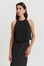 Panelled Halter Top