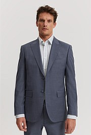 Slim Fit Puppytooth Travel Jacket