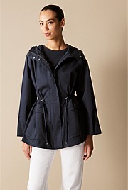 Stretch Cotton Twill Anorak