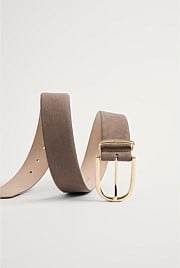 Suede Wide Belt